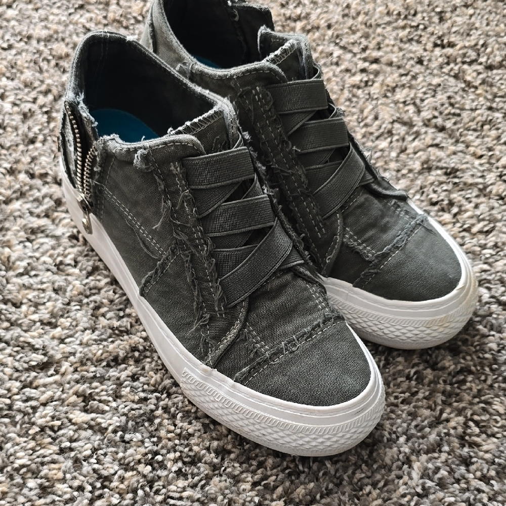 Trendy Olive Green Sneakers